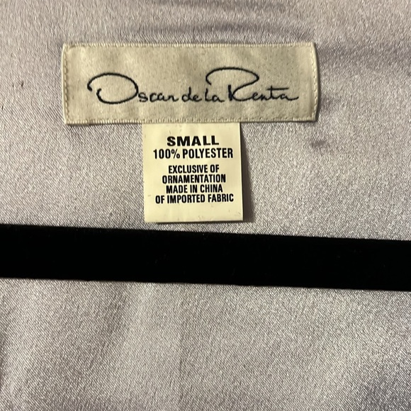 💜PRICE DROP💜 “VINTAGE OSCAR de la RENTRA” BRIDAL SET🤍ROBE-S,NIGHTIE-M GORG🩷 - Picture 7 of 9